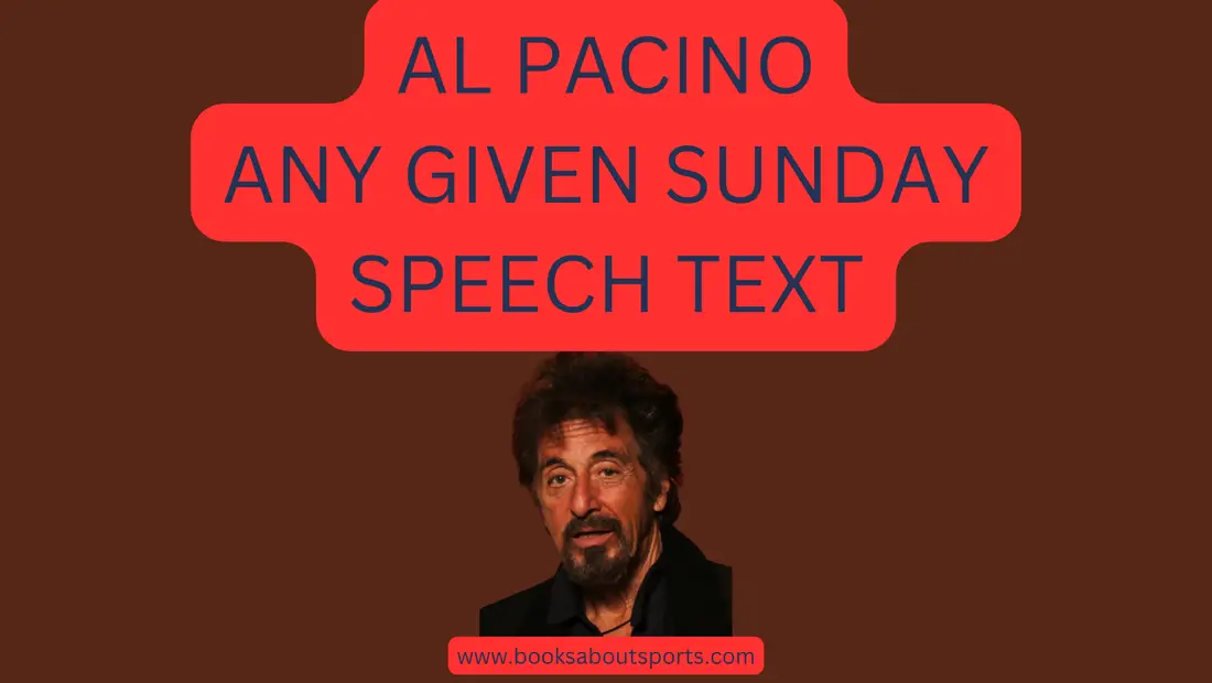 Al Pacino Any Given Sunday Speech Text