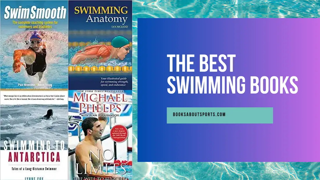best swimming books graphic