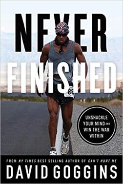 Never Finished book by David Goggins