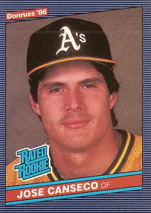 Donruss Rated Rookie Jose Canseco